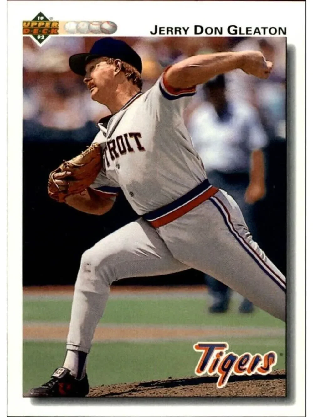 Jerry Don Gleaton 1992 Upper Deck MLB #601 Baseball Card Detroit Tigers